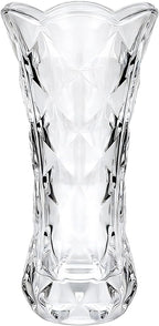 12 inch Flower vase,Large Crystal Glass Vase,Crystal Clear Glass Vases for Flowers,Banquet,Wedding,Birthday,Living Room,Dining Table