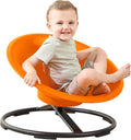 Spinning Chair for Autistic Kids, Sit and Spin Autism Toys for Age 3+, Sensory Swivel Chair Enhancing Motor Skills, Educational Indoor & Outdoor Toys (Orange)