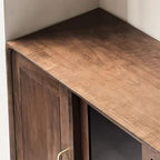 Entryway Cabinet Solid Wood Sideboard Nordic Black Walnut Dining Room Storage Cupboard Simple Dining Room Cabinet Storage Cabinet Sideboard Storage Cabinet