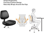 Lift Chair Adjustable Stool Drafting Chair with Backrest & Foot Rest Drafting Stool Swivel Seat Rolling Wheels for Studio Dental Office Salon Counter Home Desk Chairs (Black)
