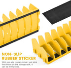 2 Pack Pliers Organizer Rack, 10 Slots Pliers Cutters Organizer Rack Plastic Tool Organizers Space Saving Tool Drawer Toolbox Organizers for Tools Box Storage(COLOR:yellow)