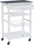 Linon Home Décor Kitchen Cart White
