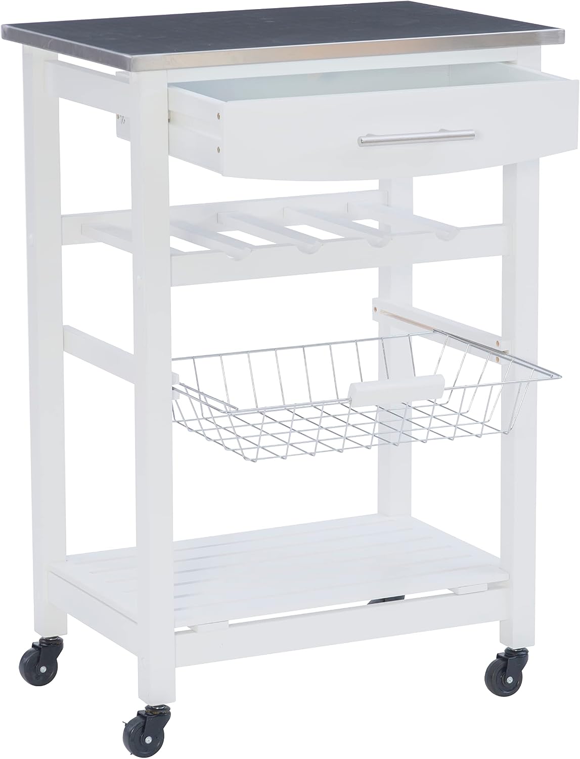 Linon Home Décor Kitchen Cart White