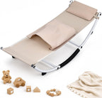 Yousoontic Kids Sensory Rocking Chair Sensory Rocker with Pillow and Blanket Outdoor Indoor Lounge Recliner Chair Gifts for Baby Children ADHD Autism
