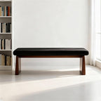 Modern Wooden Sofa Bedroom Bed end Bench Hotel Leisure Entryway(XXL)
