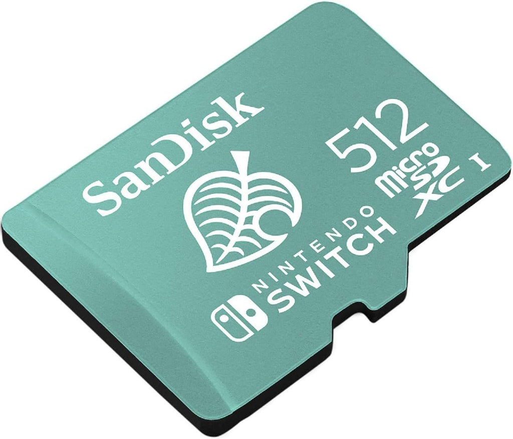 SanDisk Nintendo Switch 512GB MicroSDXC Card Works with Nintendo Switch OLED Model (SDSQXAO-512G-GNCZN) U3, Class 10, 4K UHD, UHS-I Bundle with (1) Everything But Stromboli MicroSDXC & SD Card Reader
