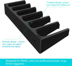 Solid ABS 6X Standard PMAG Wall Mount, Mag Holder, Home Magazine Storage Rack