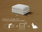 ohllob Ottoman for Cloud Sectional Couches Living Room, Modular, Boneless