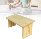 Meditation Bench, Wooden Kneeling Stool, Bench for Deeper & Longer Meditation