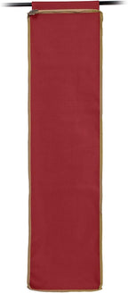 Covermates Keepsakes Hanging Gift Wrap Storage Bag - Holds up to 20 Rolls - Interior Pockets for Accessories - Holiday Storage, Red