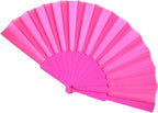 Hand Fan Held Tela Portable Dances Fabric Folding Party Wedding 43cm