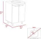 Floor Cabinet W/Storage Drawers, Storage Locker with Two Shelves, for Bathroom Kitchen,for Kitchen Home