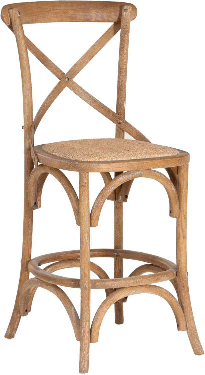 Linon Stool, Gray