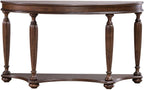 Liberty Furniture Allington Demilune Sofa Table for Living Room - Satin Sienna