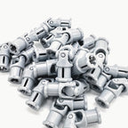 20pcs New Light Grey Universal U Joint 3L Compatible with legoes (61903/62520c01) Suspension & Drivetrain Robot Motor Robotics Advanced Building mindstorms EV3 NXT Part