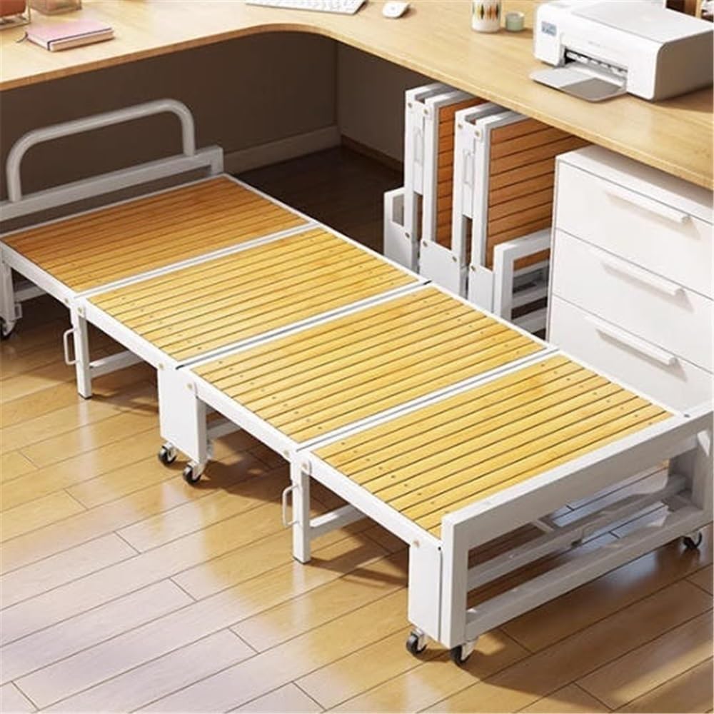 Camping Bed Simple Bed Folding, Single Nap, Home Cooling, Accompanying Marching Folding Bed(Large)