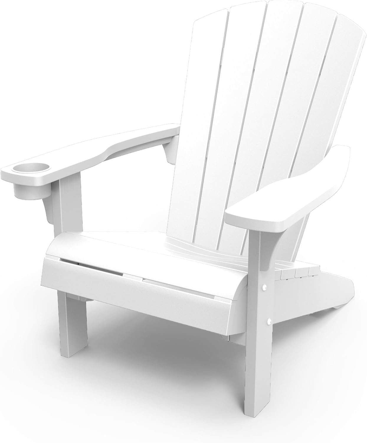 Keter ALPINE ADIRONDACK CHAIR Alpine Chair Low Chair (White)