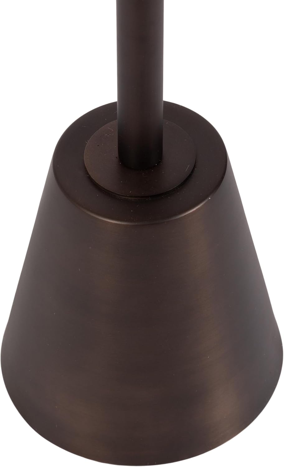 Kate and Laurel Tira Elegant Round Drink Table, 10 x 10 x 22, Brown Marble and Bronze, Modern Glam Circle Martini Table for Use as a Small Bedroom Nightstand or Living Room Plant Stand Option
