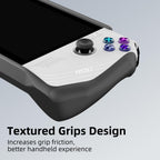 Skull & Co. GripCase Ally for ROG Ally (2023 Model): A Soft Protective Case with Textured Grips Full Protection and Stand, Shock-Absorption Non-Slip and Anti-Scratch Cover Design - Black