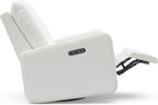 Graco Teddi Power Recliner Swivel Glider, Electronic Power Recline, Oeko-TEX 100 Certified, USB-A & USB-C Charger, Premium Cushioning & Comfort – (Ivory Basketweave)