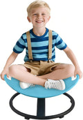 Spinning Chair for Autistic Kids, Sensory Swivel Chair with Safety Handles, 330LBS Weight Capacity, Spinning Toy for Kids Autism & ADHD Age 3+, Sensory Product for Body Balance