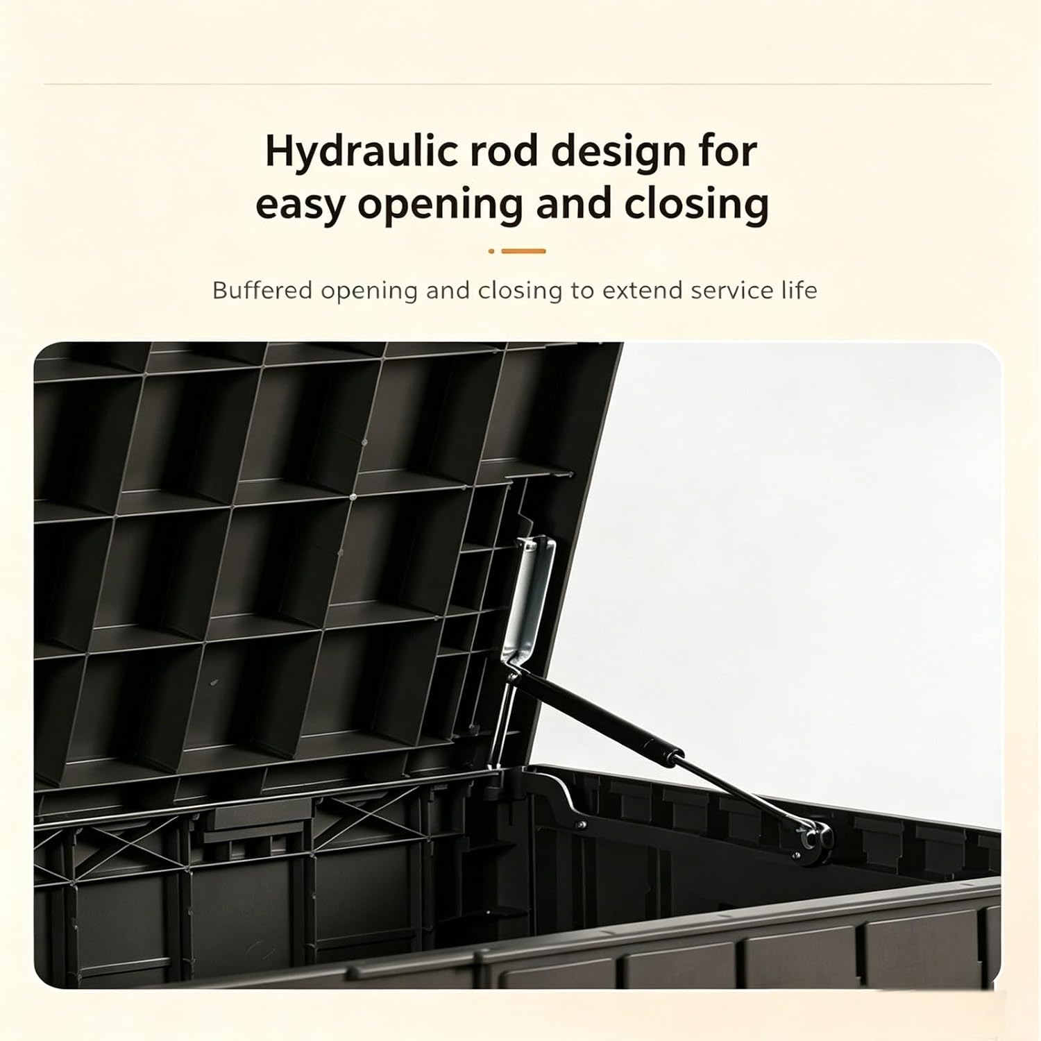 4.deck Boxes Outdoor Waterproof, Package Delivery Boxes For Outside, Features Extra-large Storage Space, Outdoor Storage Box With Lock Slot, for A Wide Range Of Applications(X-Large)