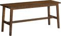 HOOBRO 39.3'' Bamboo Dining Bench, Farmhouse Kitchen Table Bench, Kitchen & Living Room Furniture, Easy to Assemble, Sturdy and Stable, Mocha MA03CD01G2