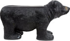 BLACK FOREST DECOR - Black Bear Bench, Forest-Inspired Animal Bench, 33" W x 13" D x 18" H
