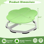 Costzon Sensory Chair, 360° Sit & Swivel Autistic Children Sensory Toy w/Non-Slip Metal Base for Training Body Coordination and Indoor Outdoor Use, Spinning Chair for Autistic Kids (Green,Cat Paw)