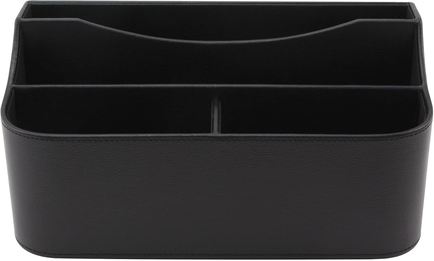 Realspace® Faux Leather Desk Valet, Black