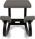 Varier Variable Black/Grey Ergonomic Office Kneeling Chair for Desk – Back Pain Relief, Rocking Seat for Home, Study & Posture Support – 10 Year Quality Guarantee