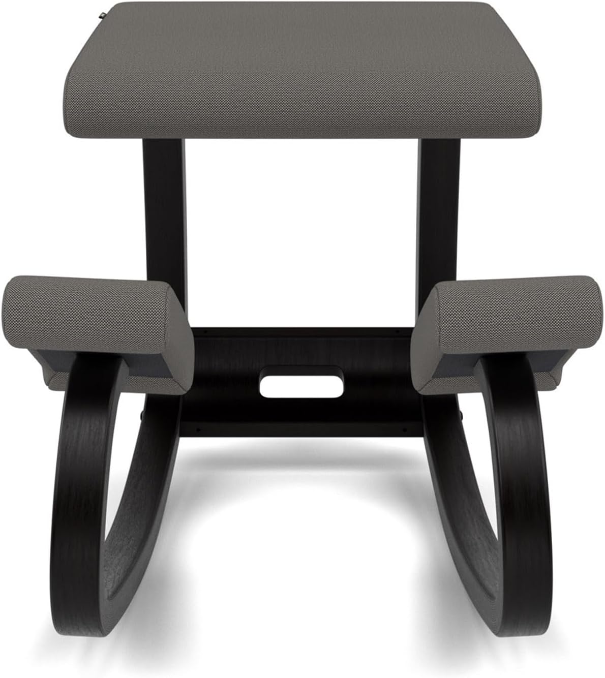 Varier Variable Black/Grey Ergonomic Office Kneeling Chair for Desk – Back Pain Relief, Rocking Seat for Home, Study & Posture Support – 10 Year Quality Guarantee