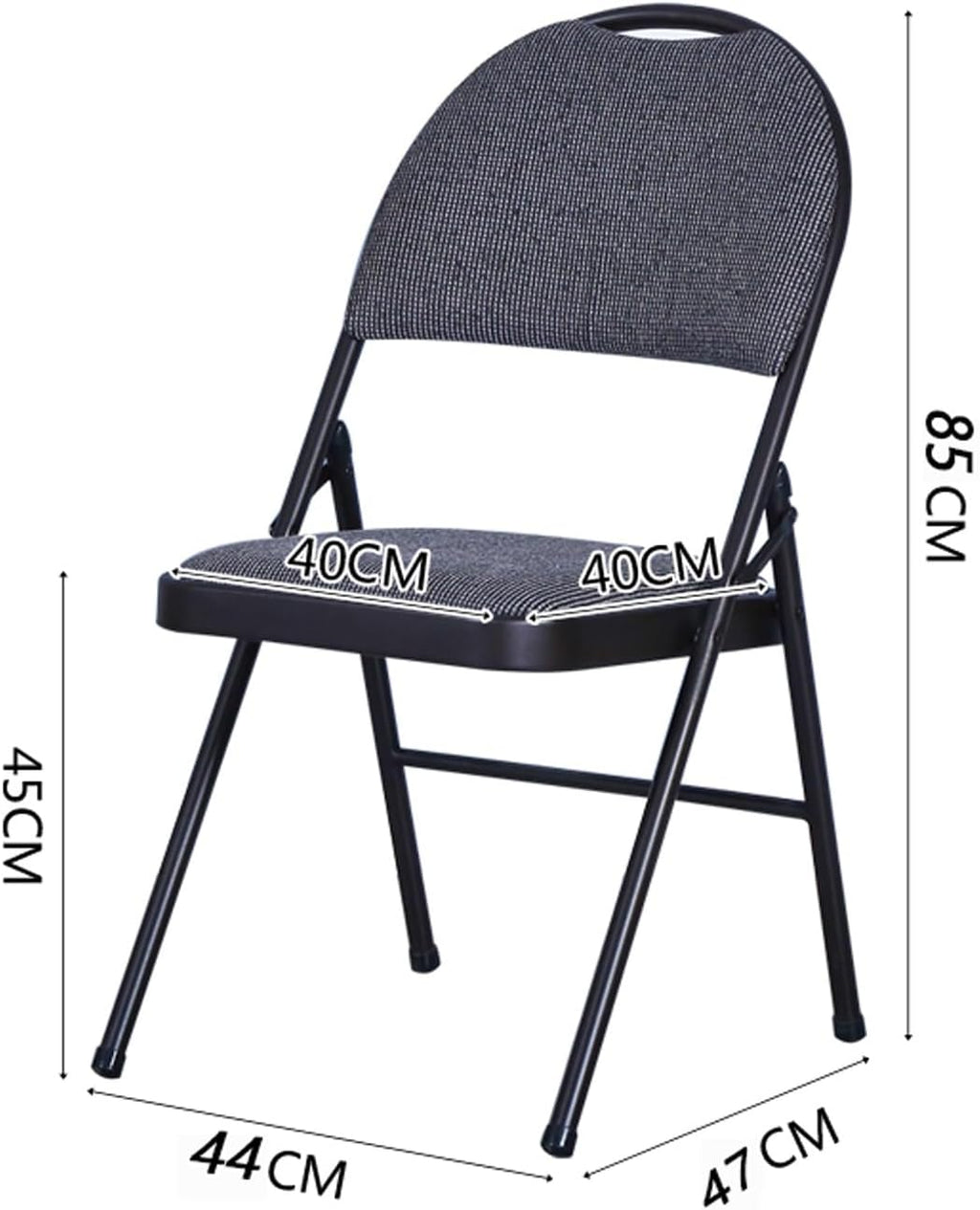 Folding Chairs,Commercial Event Heavy-Duty,Open Back,Foldable,Space Saving,Guest,Easy to Store & Carry Anywhere(Beige)