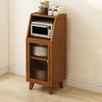 Kitchen Pantry Cabinet with Doors and Drawers, Farmhouse Wood Kitchen Pantry, Versatile Cupboard for Dining Room, for Dining Room, Living Room(Brown,35cm/13.8in)