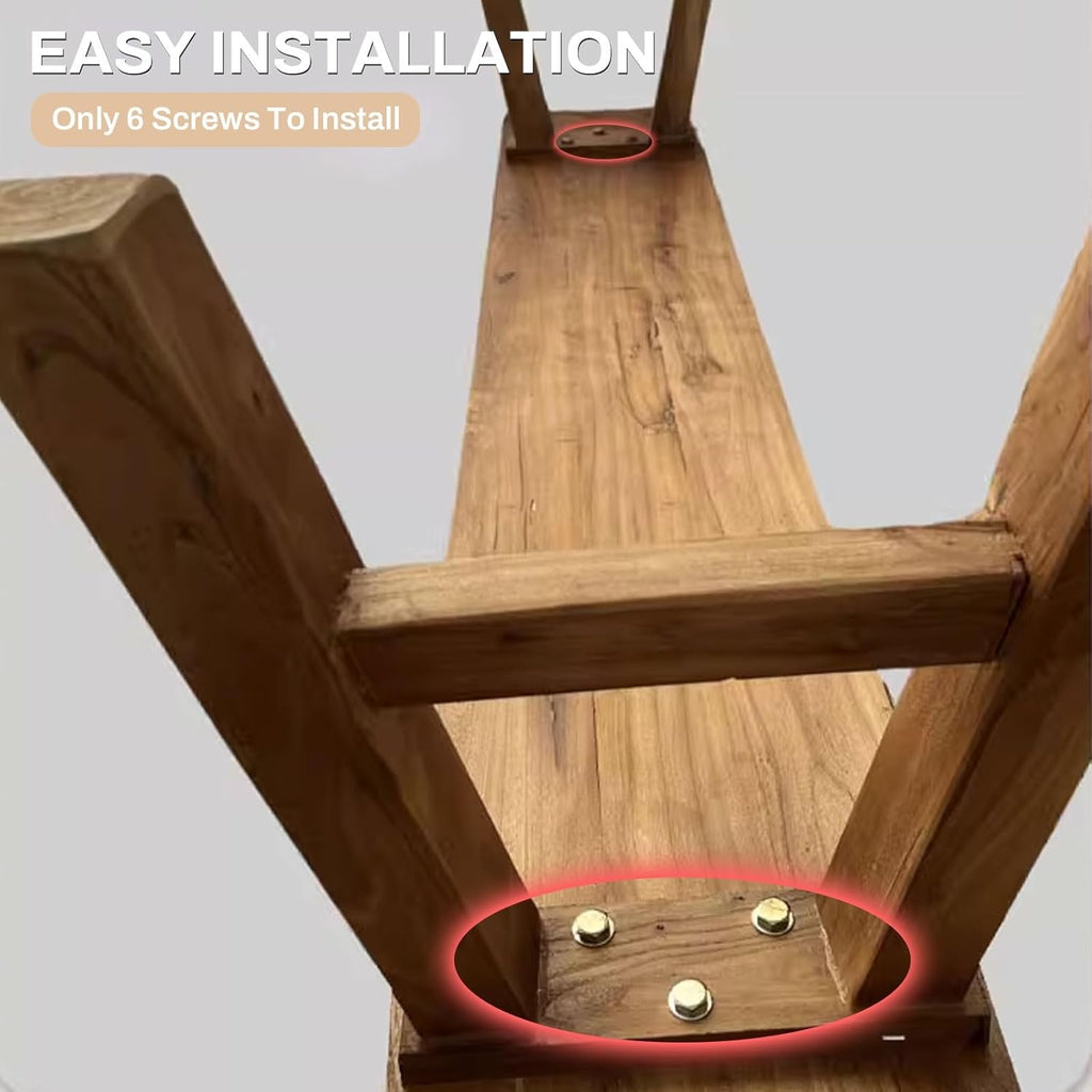 Narrow Bench For Entryway Slim Farmhouse Indoor Wood Rustic Noodle Bench Vintage Dining Table Skinny Hallway Shoe Benchs End Of Bed 19.6/39.3/62.9/70.8 Inch Length For Bedroom & Living Room Kitchen(31
