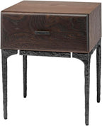 Vintage Furniture Single Draw Bedside Table Storage Space to Make The Bed More Tidy