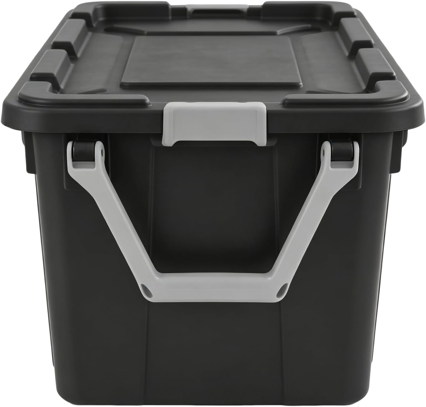 40 Gallon Storage Bins with Wheels and Handle, Heavy-Duty Plastic Storage Containers with Lids, Large Stackable Storage Box, Industrial Tote for Bedroom, Garage, Warehouse, Dorm Room, Gray
