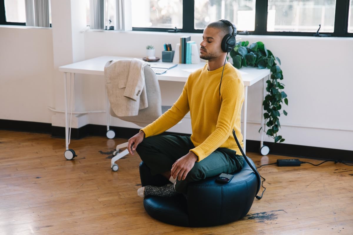 inHarmony Meditation Cushion - Upgrade Your Experience w/Vibroacoustic Therapy (VAT); Sound and Vibration Increase Focus, Mental Clarity, Reduce Anxiety and Stress
