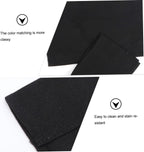 BESPORTBLE 1Set Replacement Cover Canvas, Black Casual Directors Chair Cover Kit Replacement Canvas Seat and Back with Wood Stick for Home Director Chair