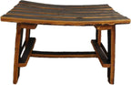 Handcrafted Barrel Stave Bench - Small