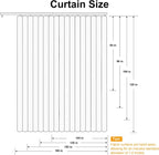 hoeflife Room Divider Curtains Blackout Floor to Ceiling Curtain with Hook Wall Mount Sliding Door Curtains Ceiling Mount Extra Wide Curtain Wall Divider for Room Separation (Black, W100 x H84 Inch)