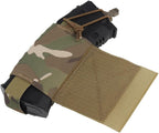 Cummerbund Side 5.56 Mag Holder Radio Pouch with Hook and Loop Tactical Magazine Expander Wing Holster for Chest Rig Vest 2 pcs