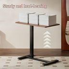 YCKEGEW Adjustable Overbed Bedside Table with Wheels,Hospital Bed Table with Tilt Top,Rolling Laptop Desk,Standing Desk for Home & Office Use(White)