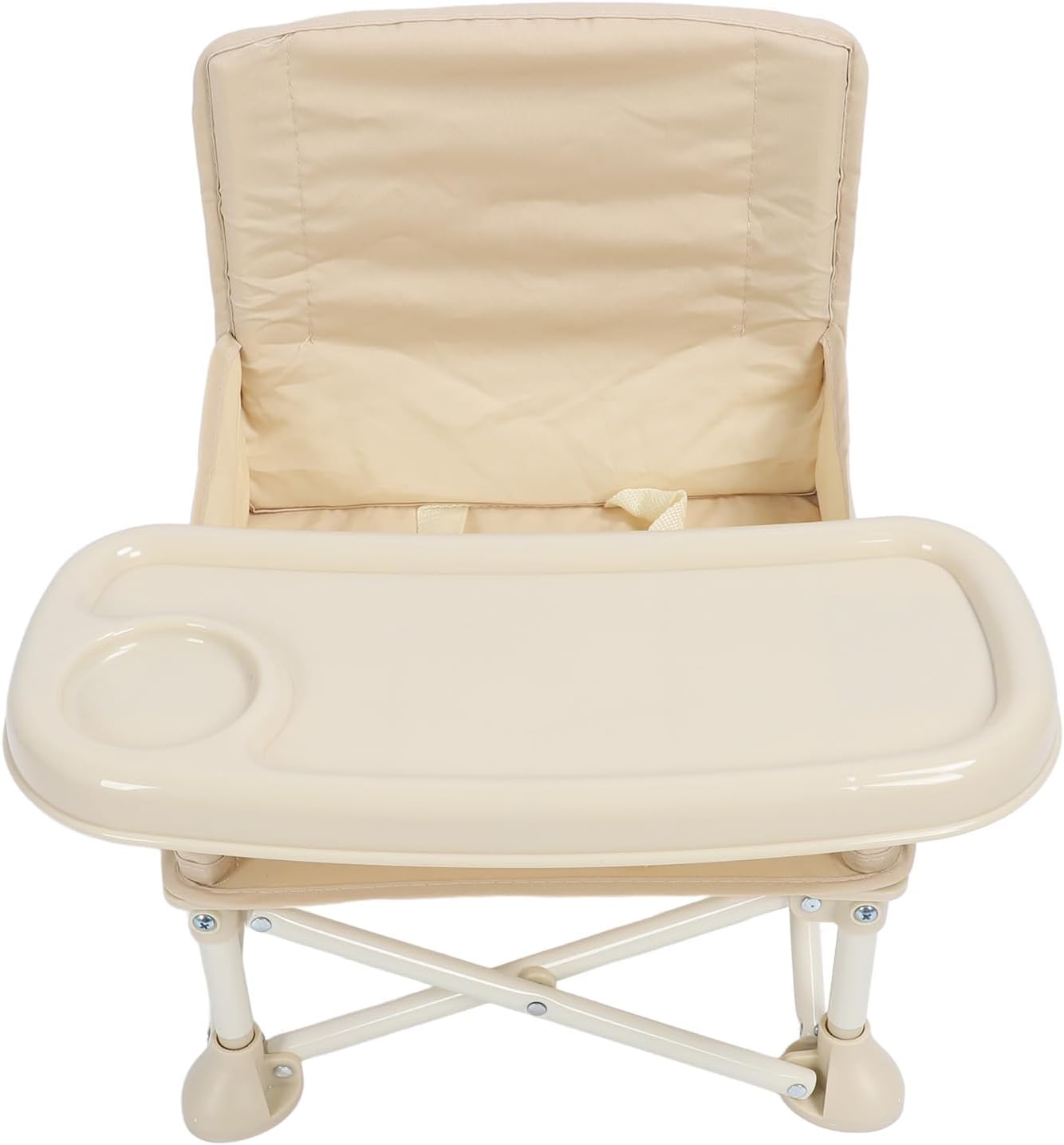 Fafeicy Kids Foldable Chair Portable Folding Stool with 600D Oxford Fabric Iron Frame 31 X 31 X 39cm Foldable Design Meal Tray for Beach Camping Photography Toddlers