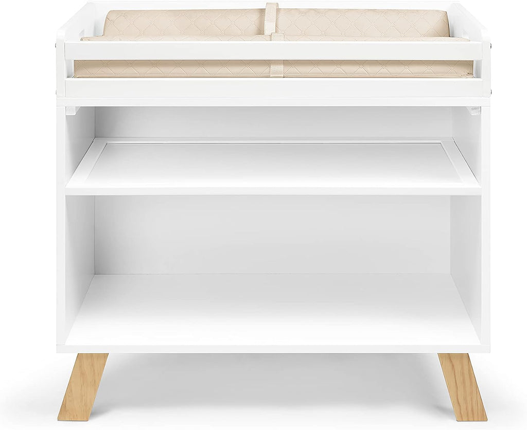 Multi Purpose Changing Table White,Natural