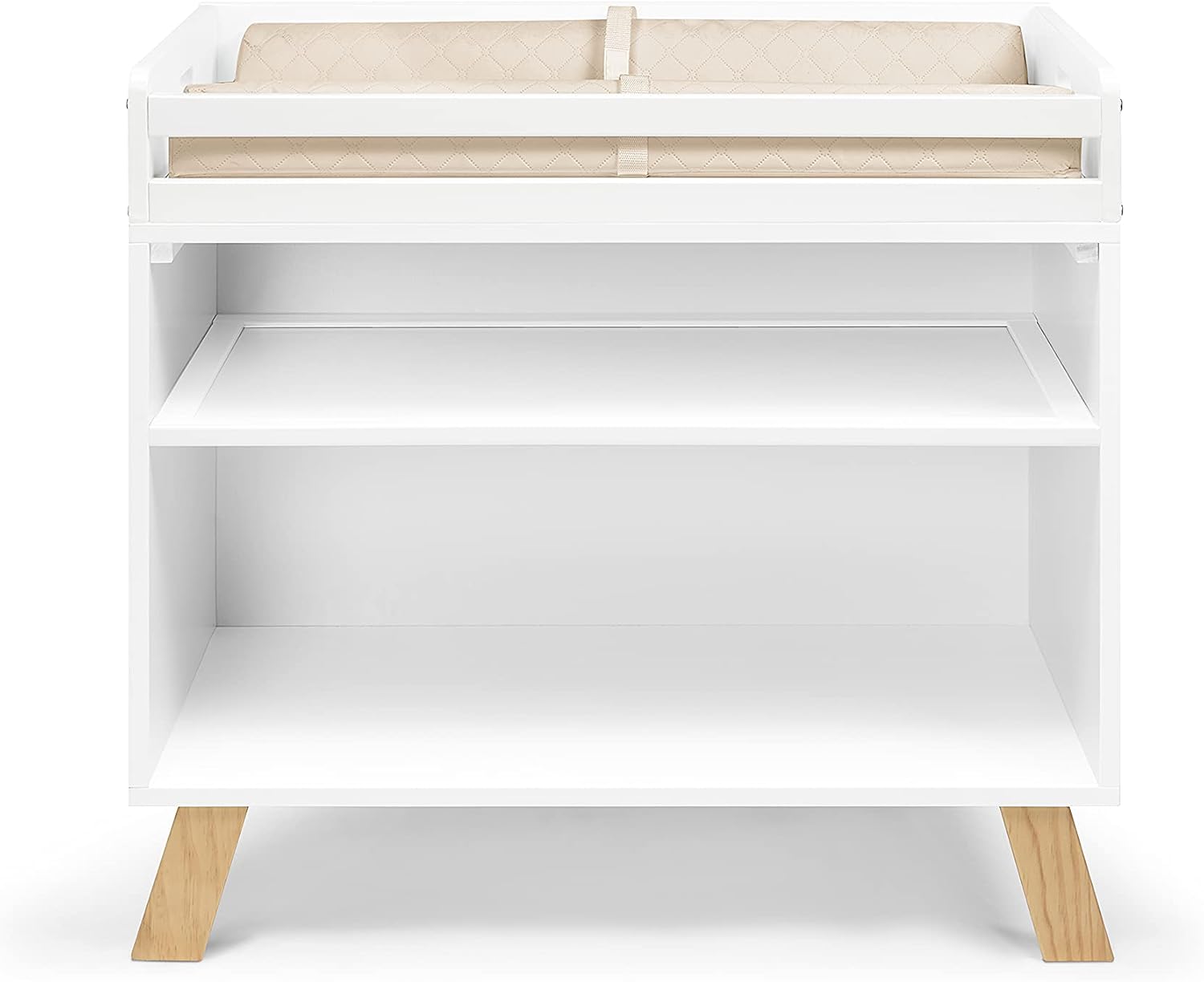 Multi Purpose Changing Table White,Natural