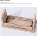 Portable Wooden Meditation Bench Kneel Stool with Folding Design to Save Storage Space Enhance Meditation Practice for Home