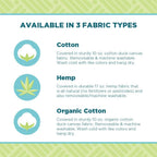 Bean Products Hemp Zafu Meditation Cushion for Sitting on Floor, Hemp Yoga Pillow, Zafu Meditation Pillow, Zen Seiza Kneeling Prayer Pad Support - Made in USA - Round Natural