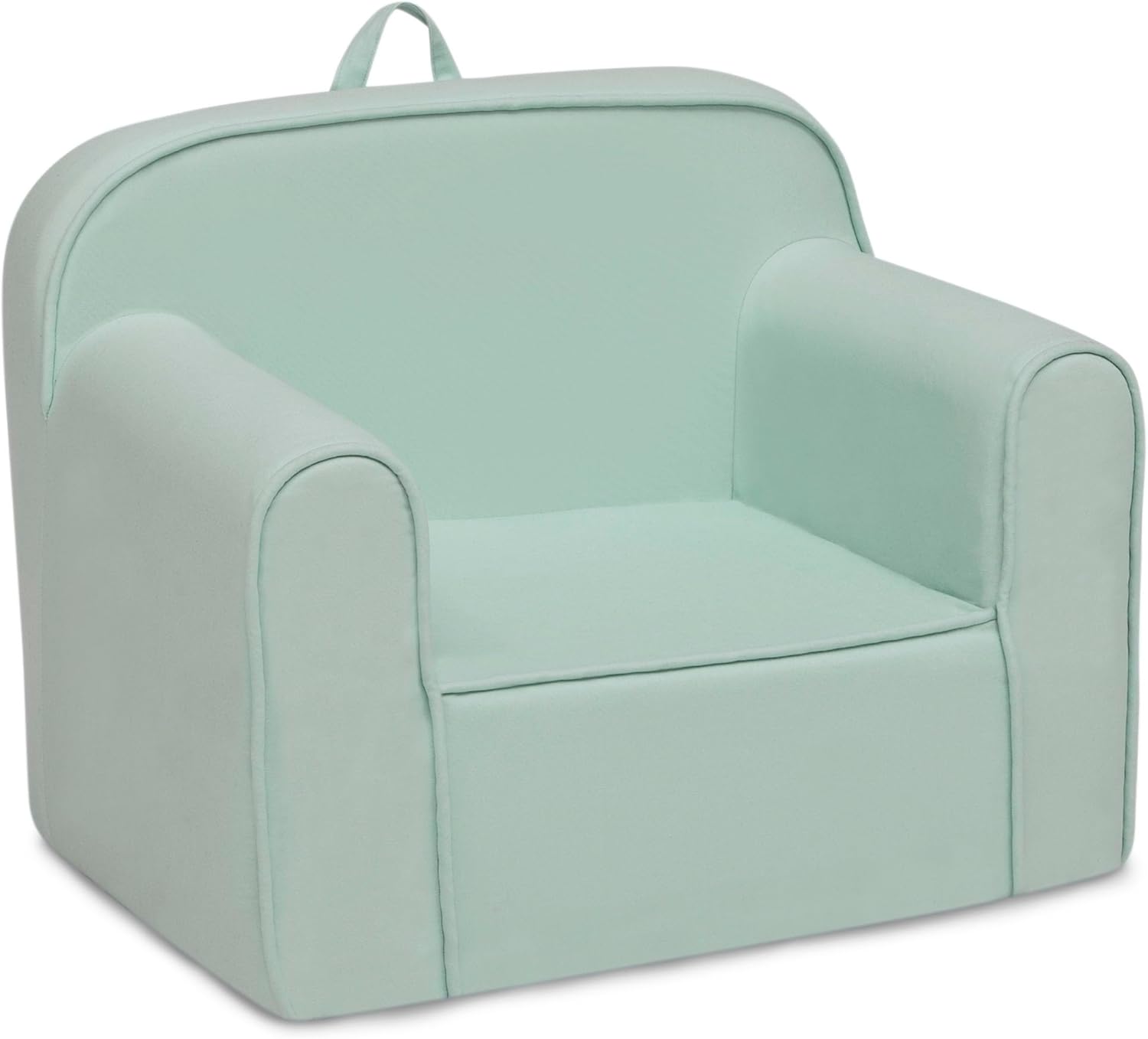 Delta Children Cozee Chair -Foam Kids Chair for Ages 18 Months and Up, Sage