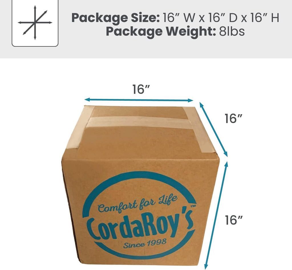 CordaRoy's Bean Bag Foam Fill Pack for Bean Bag Chairs and Pet Beds, Foam Only, White